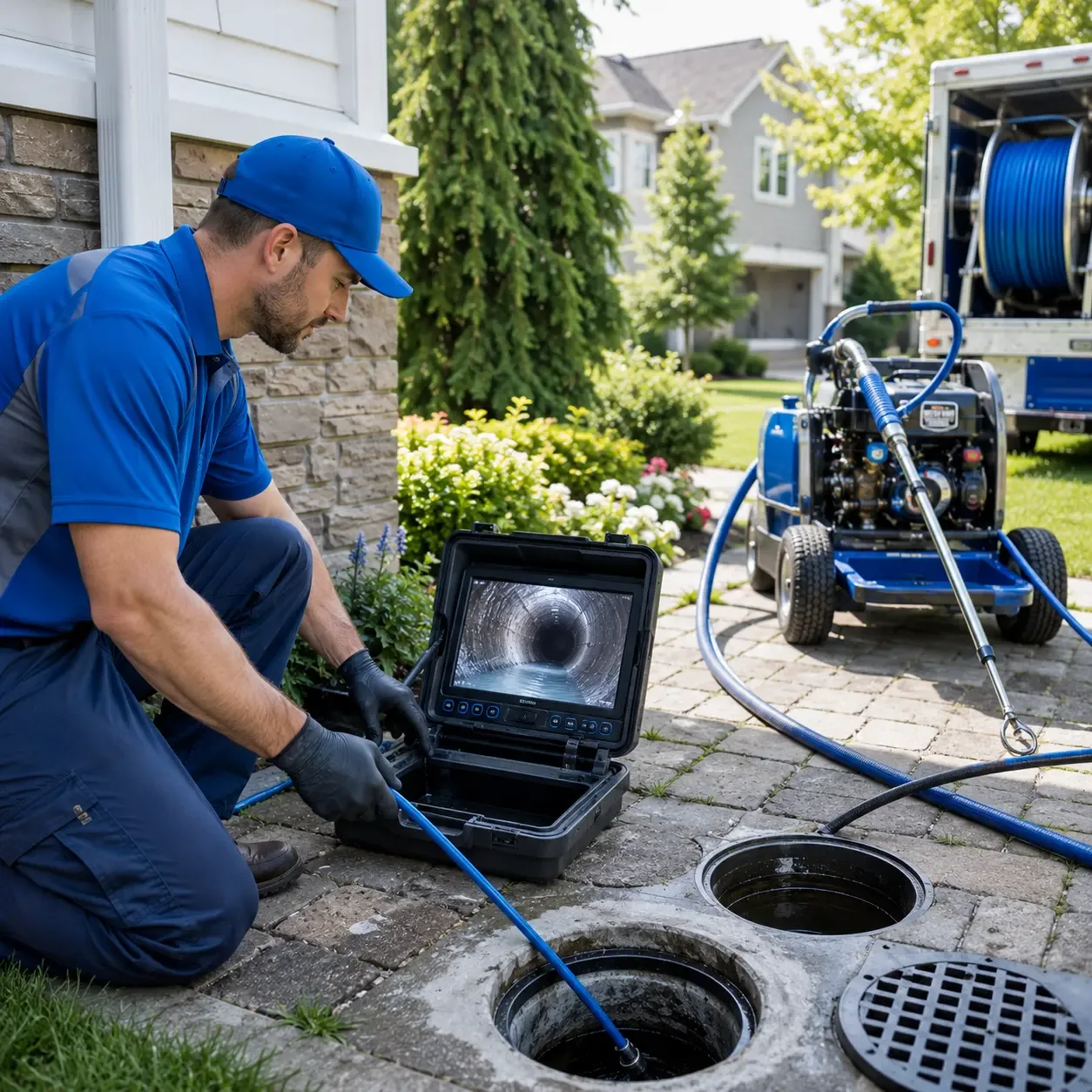 Outdoor drain cleaning professionals serving Capron, IL