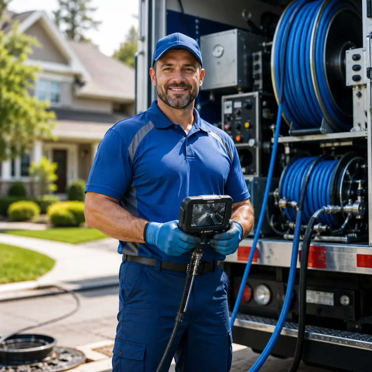 Local outdoor drain cleaning specialists in Capron, IL